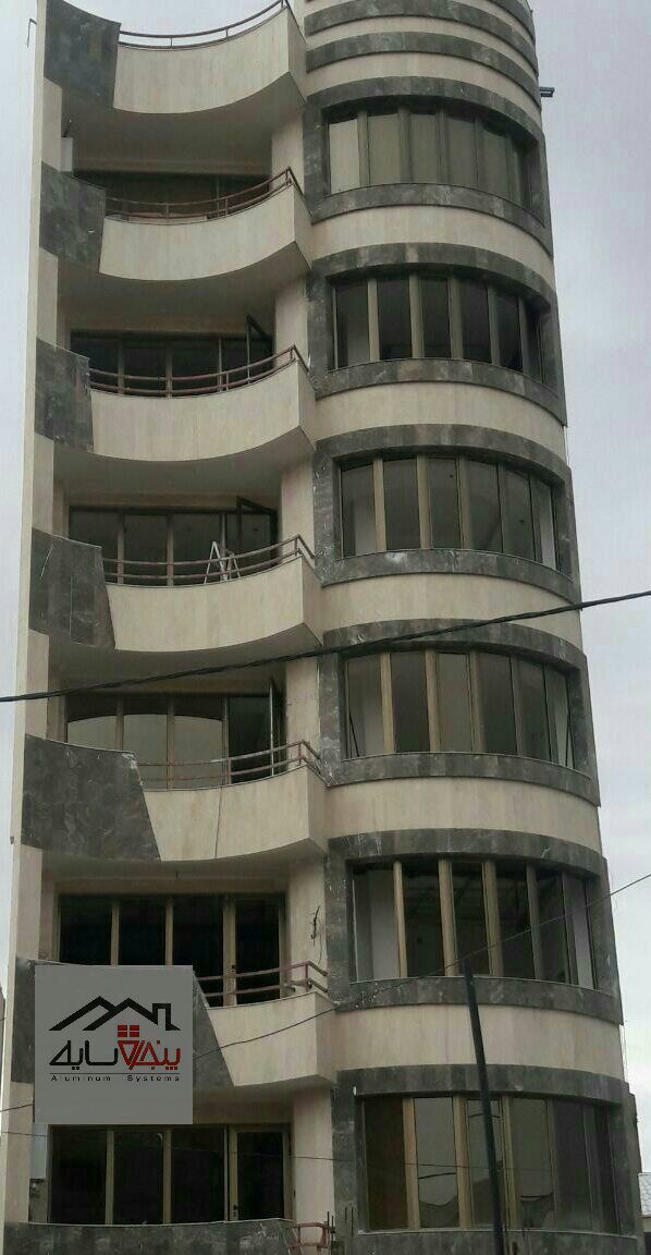 پنجره N ضلعی مات - پروژه مهندس فرود نیا